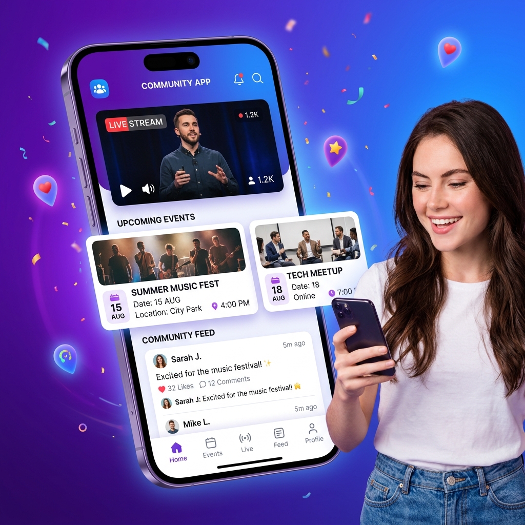 Community App - Cross-Platform Mobile Application