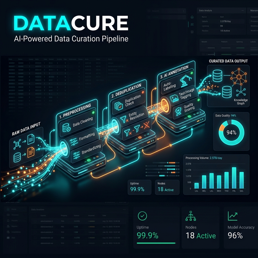 DataCure - AI-Powered Data Curation Pipeline
